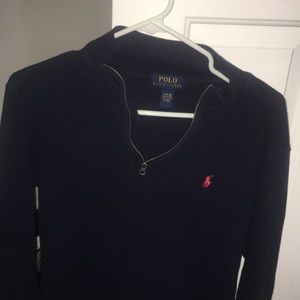 Boys polo sweater size L 14-16